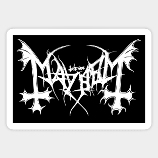 Mayhem Logo | Black Metal Magnet